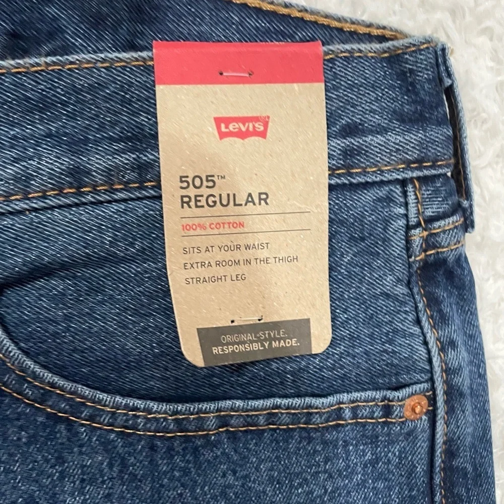 Levi's Dark Blue Straight Men's Jeans
